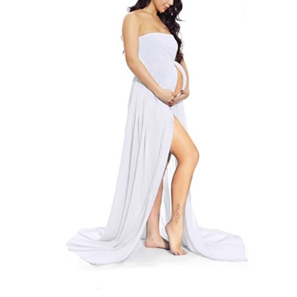 Maternity Photography Chiffon Maxi Dress